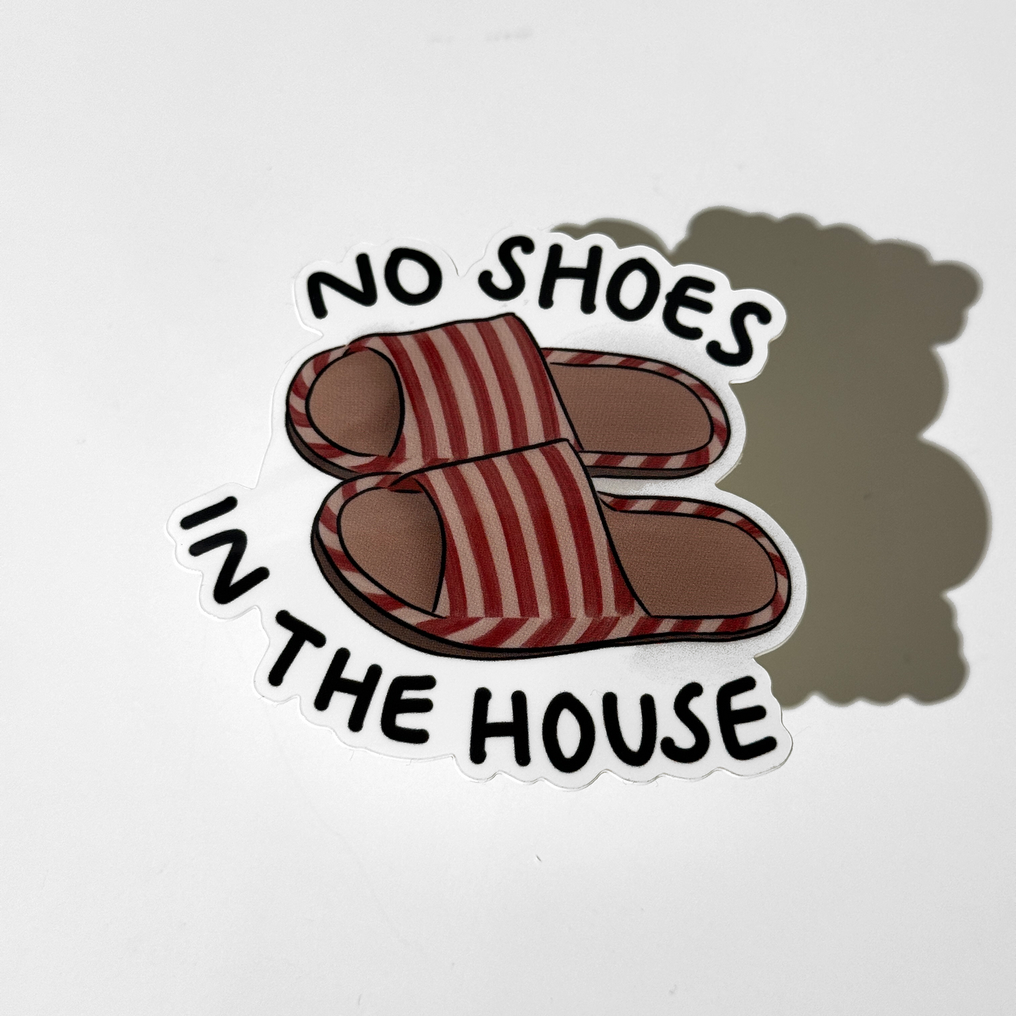 No Shoes Sticker