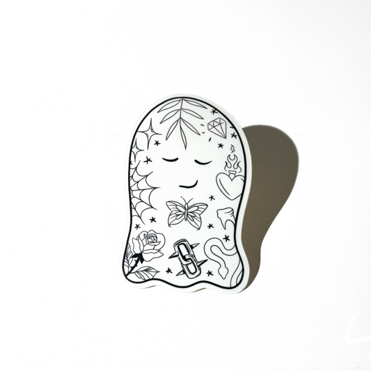 Tatted Ghostie Sticker